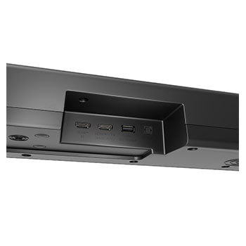 LG Barra de Sonido - LG S70TR, Bluetooth, 500W, 5.1.1 Canales con Subwoofer, altavoces traseros para cine en casa, Dolby Atmos, DTS:X, Negro, S70TR