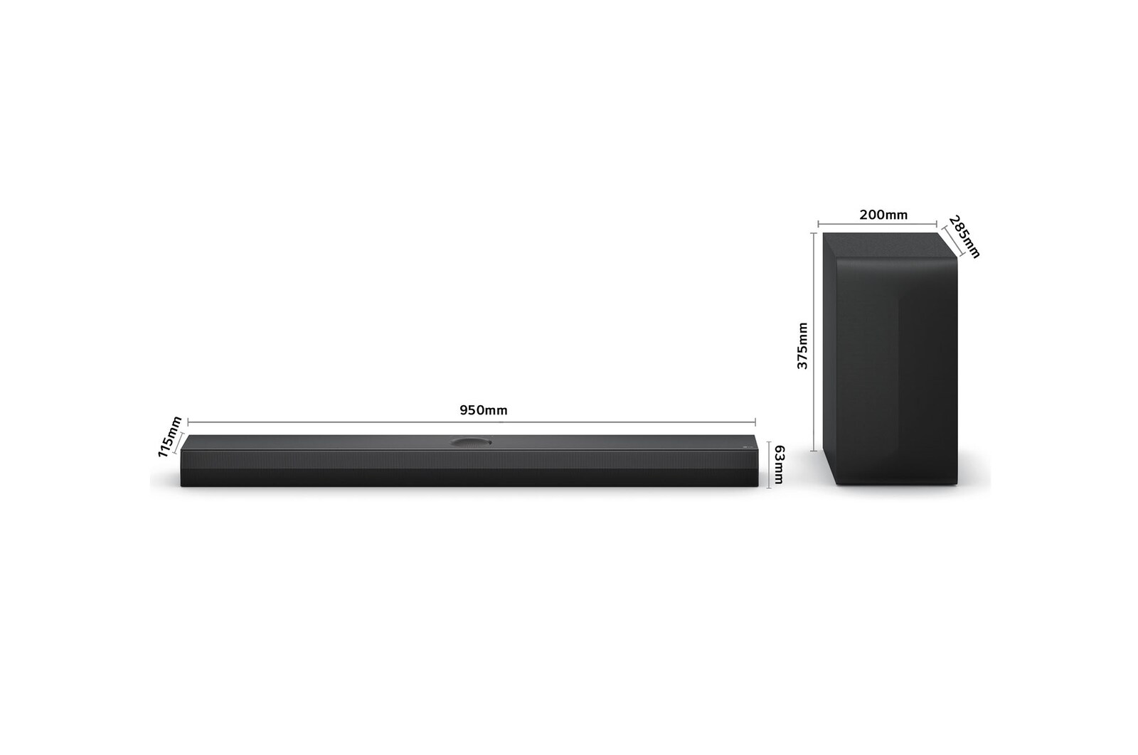 LG Barra de sonido para TV - LG S70TY, Bluetooth, 400W, 3.1.1 Canales con subwoofer, Dolby Atmos, DTS:X, Negro, S70TY