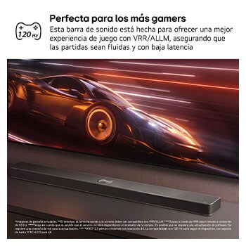 LG Barra de sonido para TV - LG S70TY, Bluetooth, 400W, 3.1.1 Canales con subwoofer, Dolby Atmos, DTS:X, Negro, S70TY