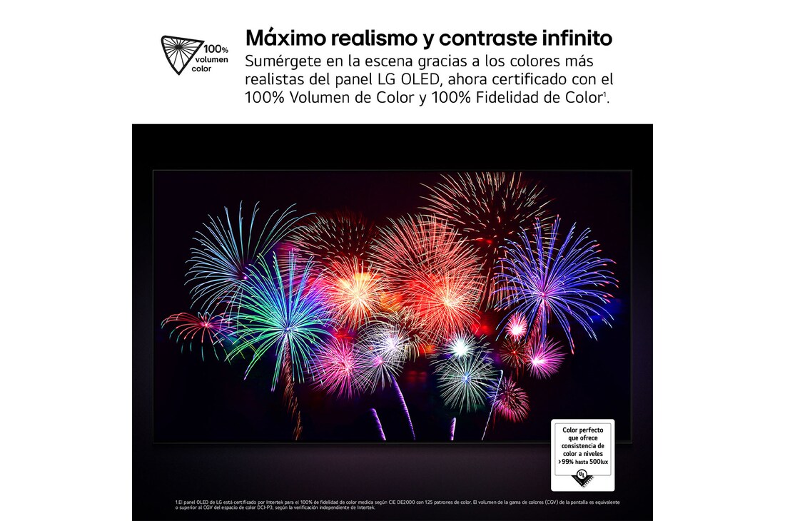 Vista lateral del televisor LG OLED evo AI C5E 4K Smart TV.