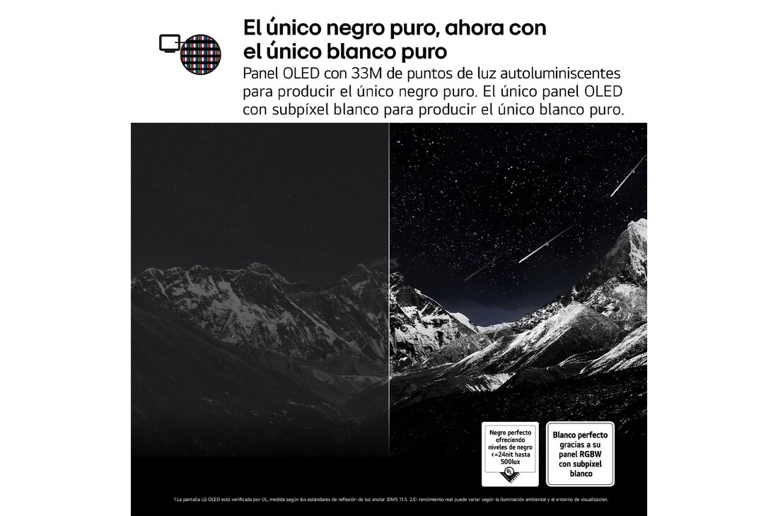 Vista posterior del televisor LG OLED evo AI C5E 4K Smart TV.