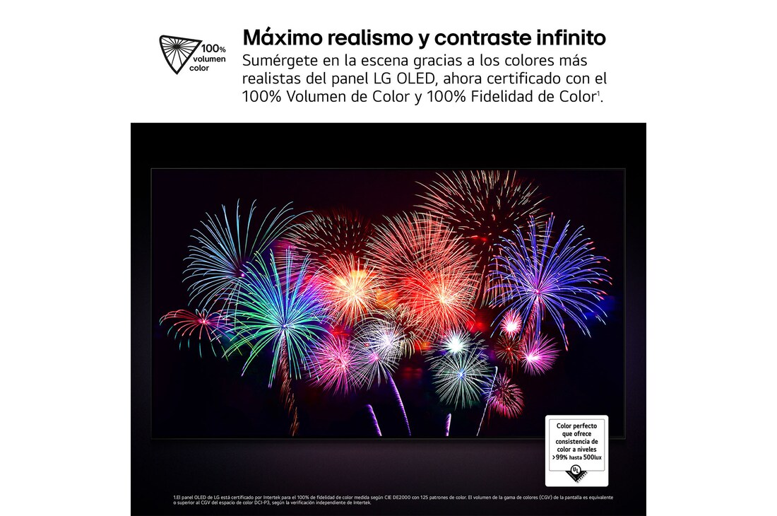 Vista lateral del televisor LG OLED evo AI C5E 4K Smart TV.