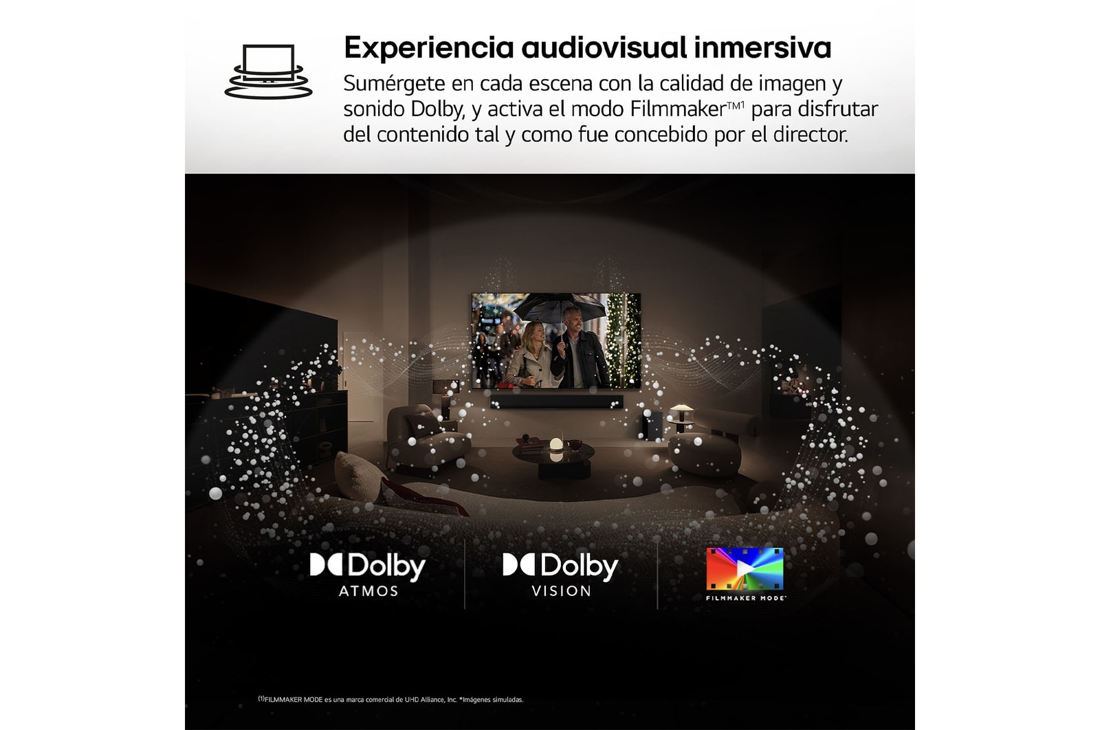 USP : Potencia la verdadera experiencia OLED(1) con una barra de sonido LG(2)