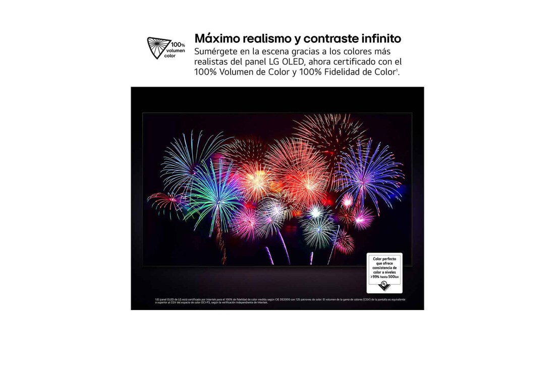 USP : 100% volumen de color y 100% fidelidad de color (1)