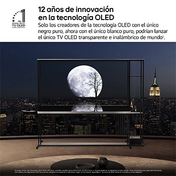 LG Smart TV LG OLED SIGNATURE AI T4 Transparente e inalámbrico 77 pulgadas 4K 2025, OLED77T49LA