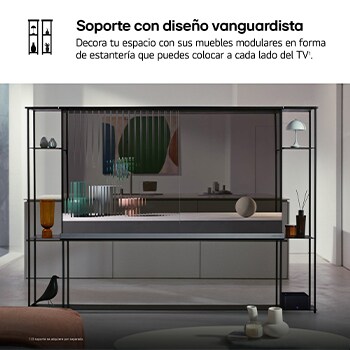 LG Smart TV LG OLED SIGNATURE AI T4 Transparente e inalámbrico 77 pulgadas 4K 2025, OLED77T49LA