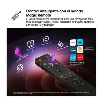 Una niña y un perro están sentados frente a un televisor LG QNED TV montado en una pared con una barra de sonido LG Soundbar. En pantalla muestra a tres elefantes caminando hacia adelante. El título hace referencia a cómo cada acción es más emocionante en una pantalla gigante.