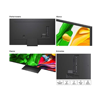 LG Smart TV LG QNED evo AI QNED86 75 pulgadas MiniLED 4K 2025, 75QNED86A6A