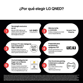 Front view and side view of LG QNED AI QNED80 4K Smart TV showing its length, width, height, and depth dimensions.