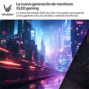 LG UltraGear™ de 39 pulgadas Monitor Gaming Curvo OLED WQHD de 240Hz | 0.03ms tiempo de respuesta, Compatible con G-SYNC®, FreeSync™ Premium Pro, 39GS95QE-B