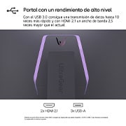 LG UltraGear™ de 39 pulgadas Monitor Gaming Curvo OLED WQHD de 240Hz | 0.03ms tiempo de respuesta, Compatible con G-SYNC®, FreeSync™ Premium Pro, 39GS95QE-B