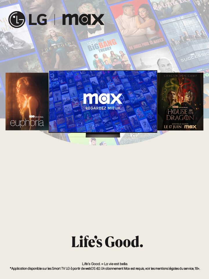 App Max sur les téléviseurs LG