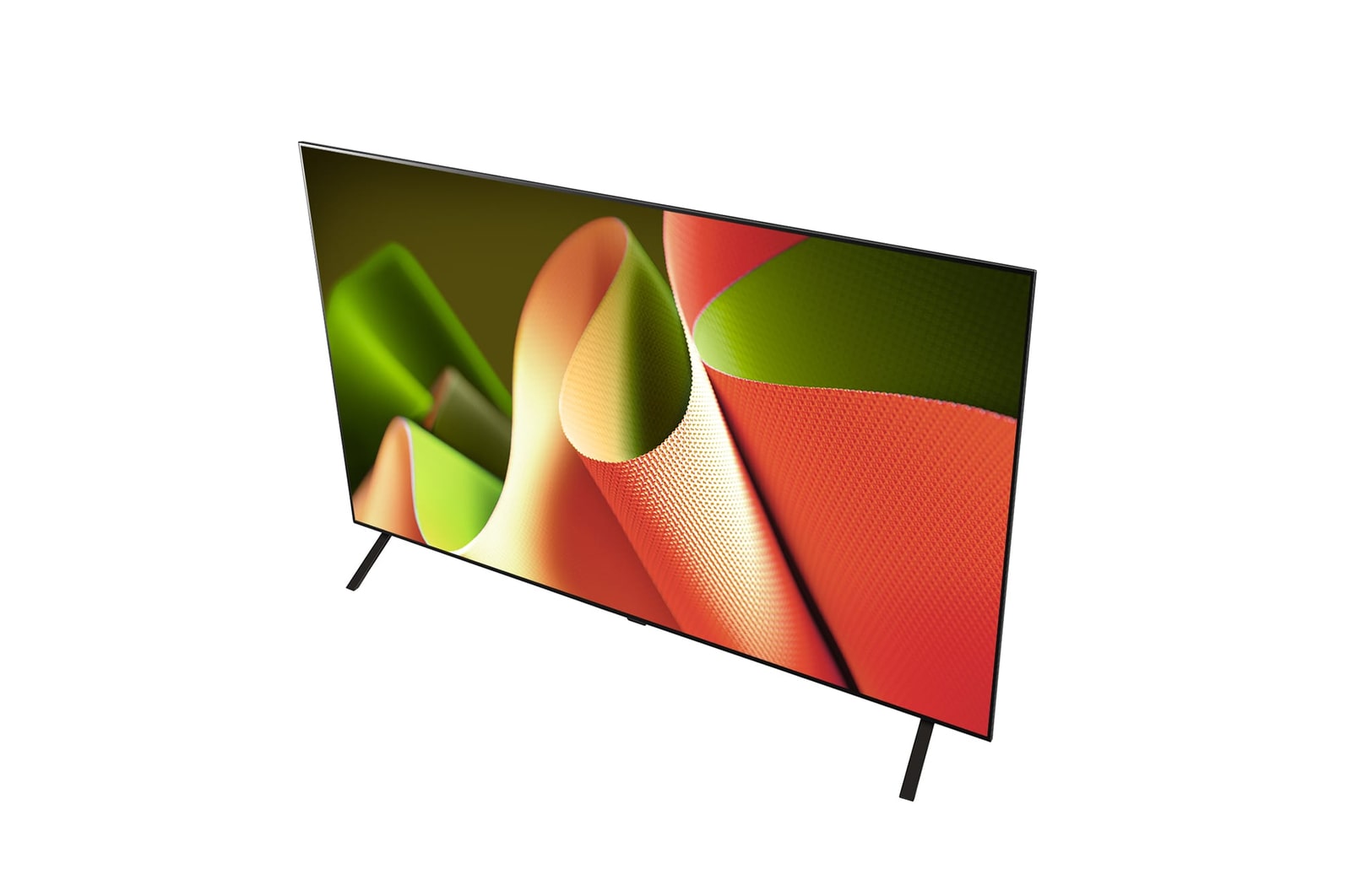 Vue aérienne de la TV OLED LG, OLED B4 vue de dessus