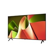 Vue latérale légèrement orientée vers la gauche de la TV OLED LG, OLED B4