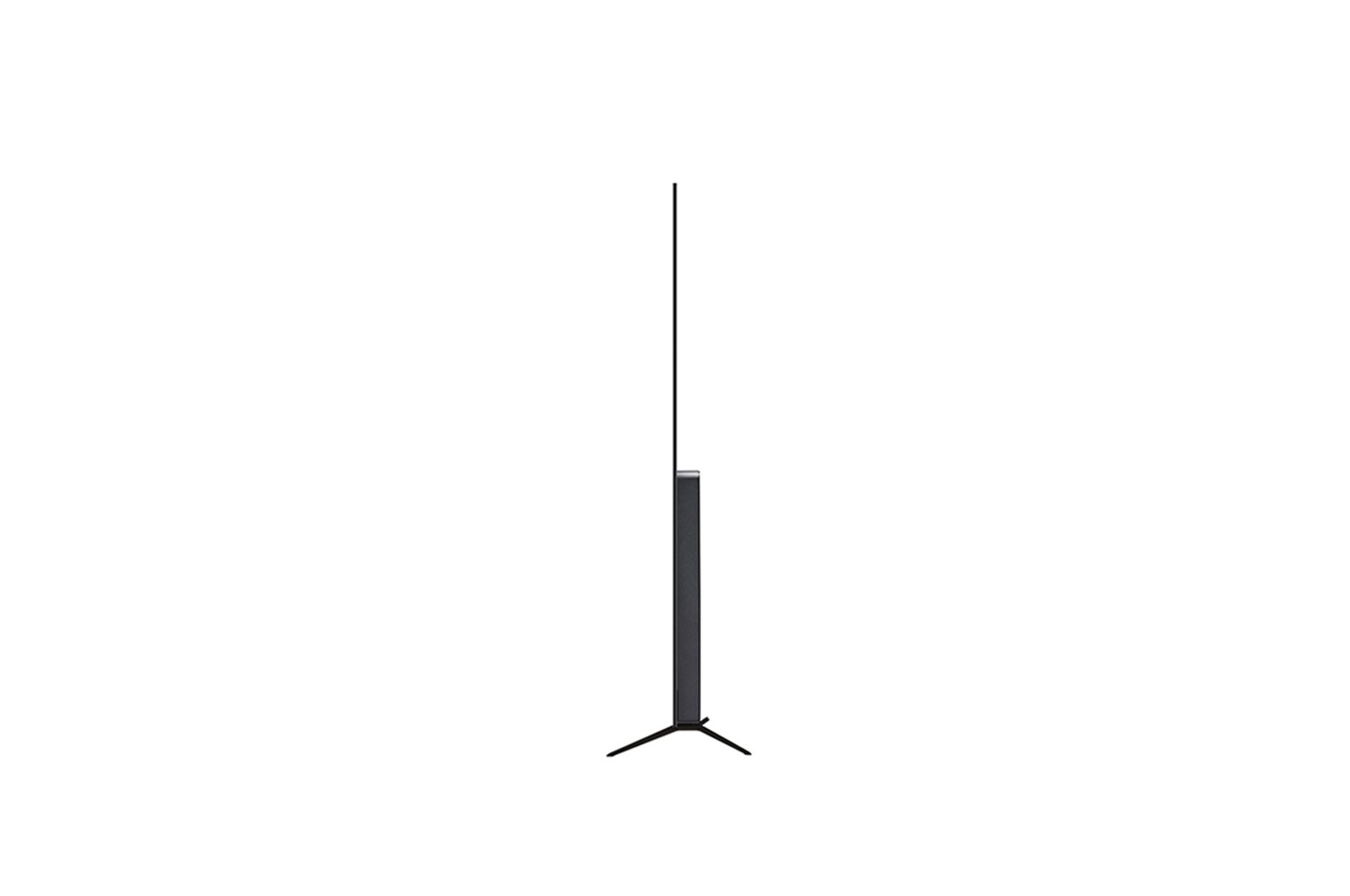Vue latérale du téléviseur OLED LG, OLED B4E