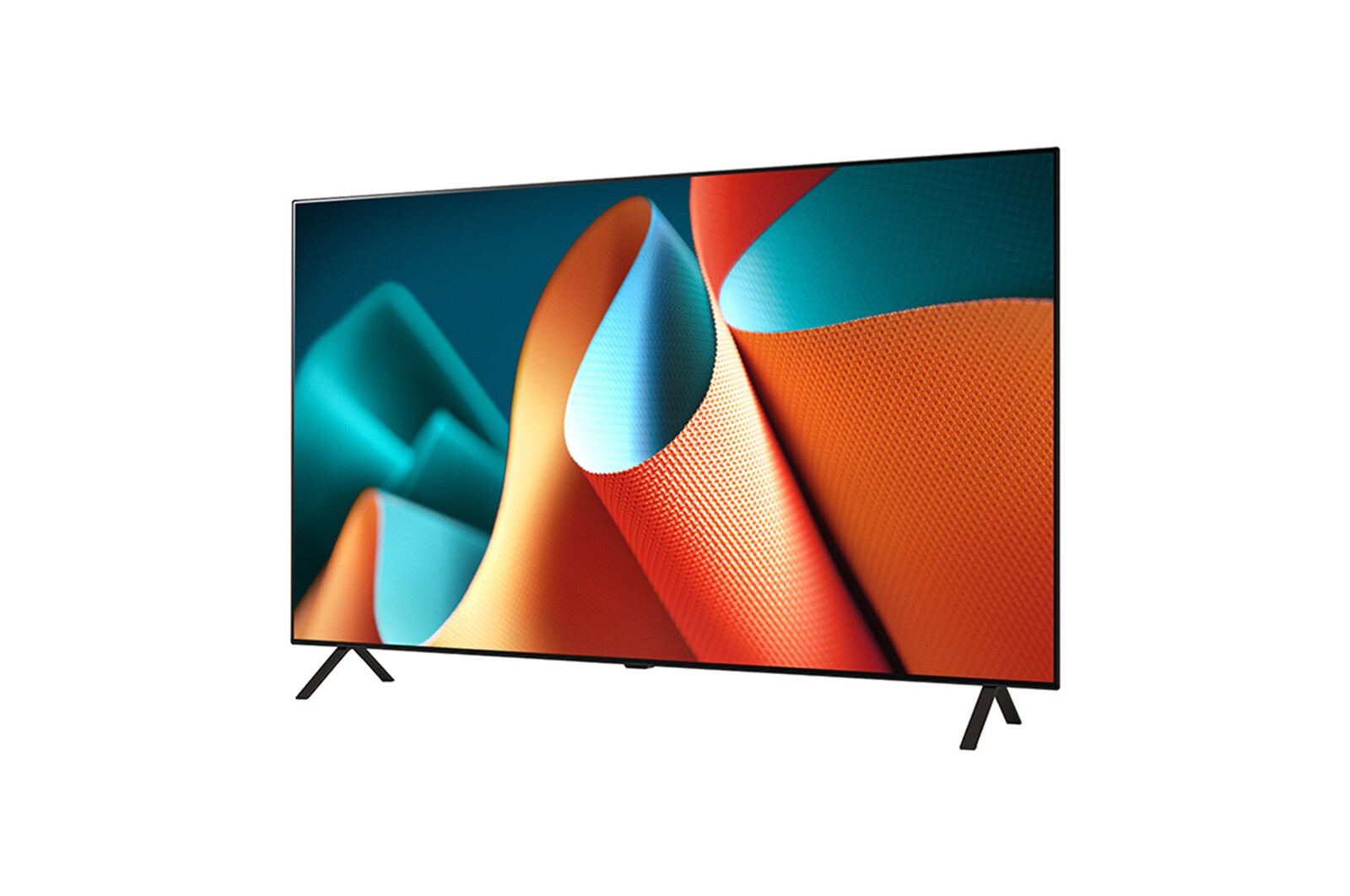  La vue de gauche du téléviseur OLED OLED B4E de LG est légèrement inclinée