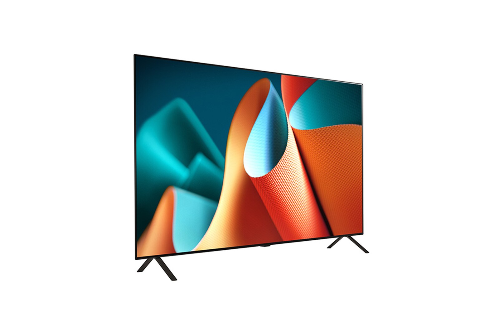 Vue de droite du téléviseur OLED LG, OLED B4E