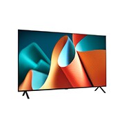 Vue de droite légèrement inclinée du téléviseur OLED OLED B4E de LG