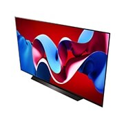 Vue aérienne de la TV OLED evo LG, OLED C4 vue de dessus