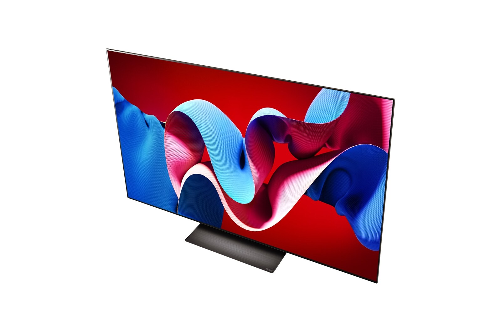 Vue aérienne de la TV OLED evo LG, OLED C4 vue de dessus