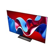 Vue aérienne de la TV OLED evo LG, OLED C4 vue de dessus