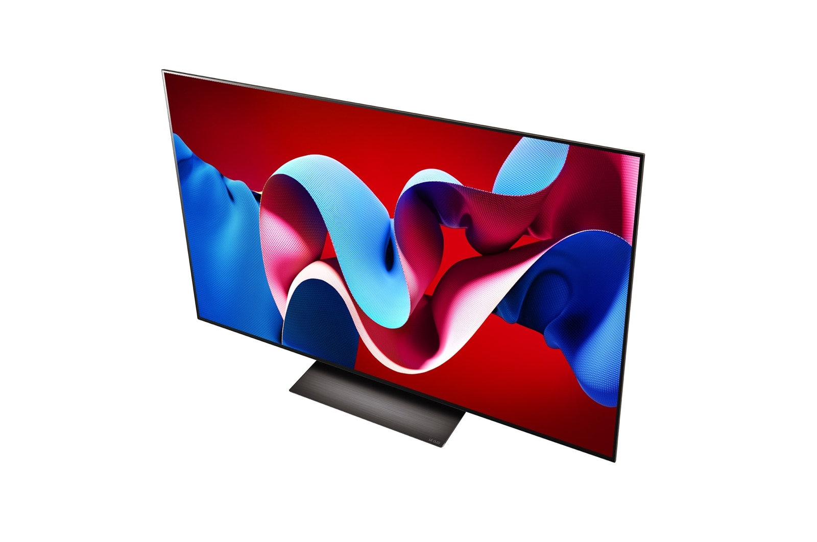 Vue aérienne de la TV OLED evo LG, OLED C4 vue de dessus