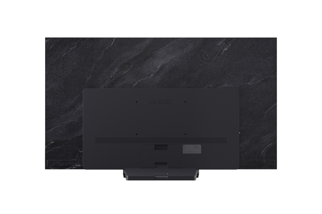 Vue arrière de la Smart TV LG OLED evo AI C5 4K.
