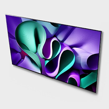 Vue en angle de la TV LG OLED evo, OLED G4 vue de dessus