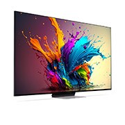 Vue de face de la TV LG QNED, QNED90