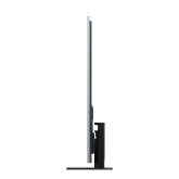 Vue latérale de la Smart TV LG OLED evo AI G5 4K.