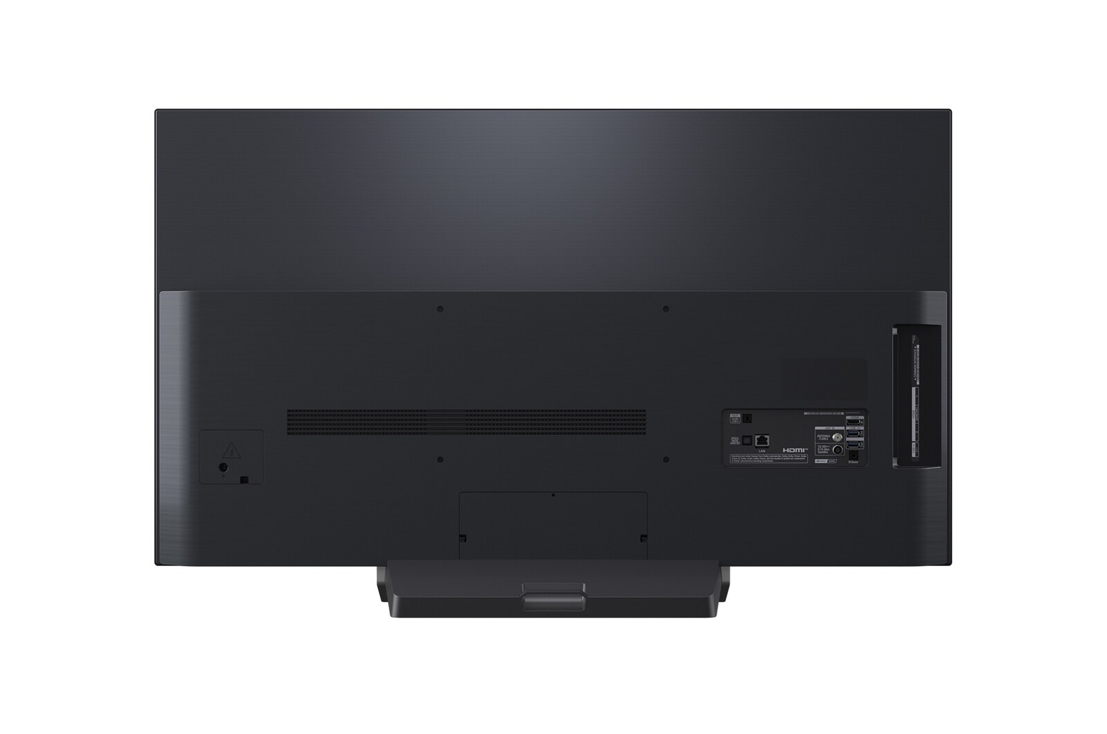 Vue arrière de la Smart TV LG OLED evo AI G5 4K.