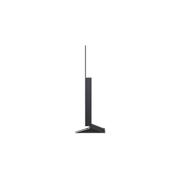 Vue latérale de la Smart TV LG OLED evo AI G5 4K.