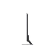 Vue latérale orientée vers la gauche de la TV LG QNED evo 