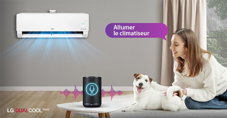 Activation du climatiseur avec votre voix