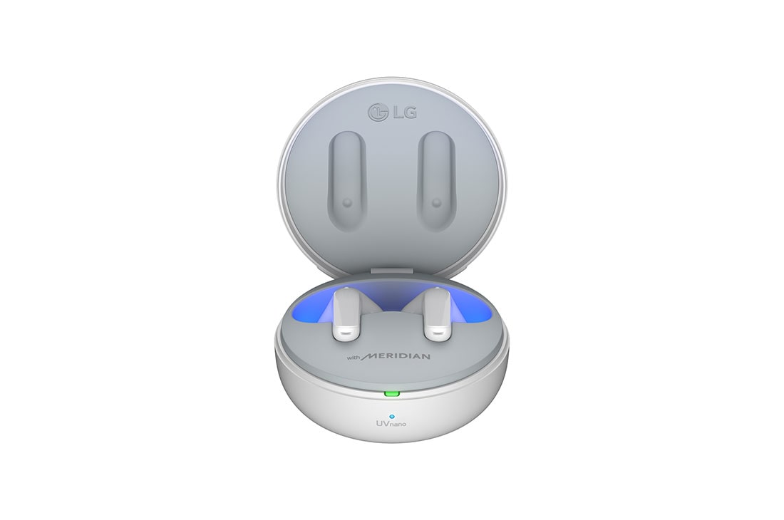 LG TONE Free T60 | Écouteurs Bluetooth True Wireless | réduction active du bruit | Uvnano | IPX4 | Son par Meridian, LG TONE-T60Q