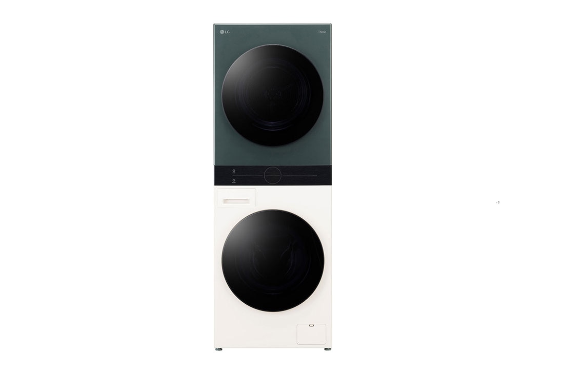 LG WashTower | Lave-linge 12kg | Sèche-linge 10kg, LG F214WT8GRBE