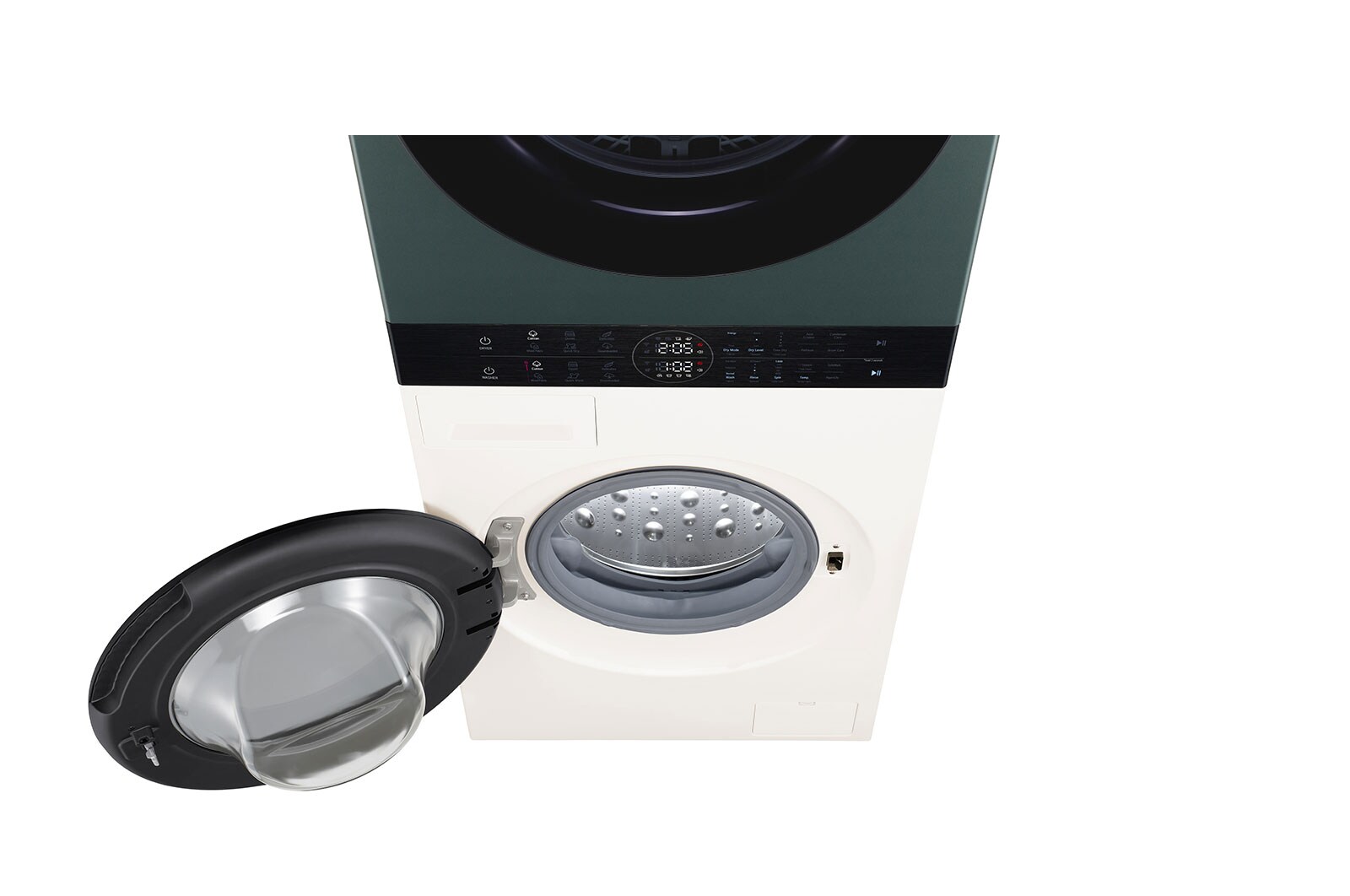 LG WashTower | Lave-linge 12kg | Sèche-linge 10kg, LG F214WT8GRBE