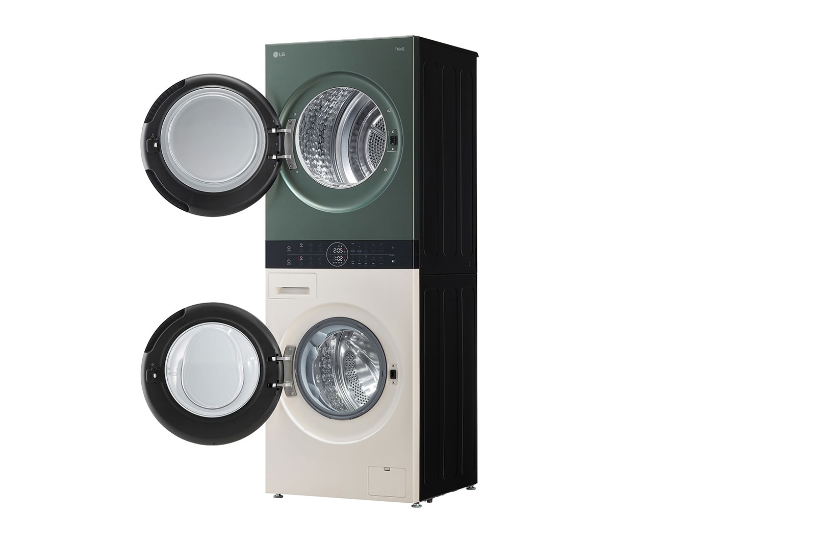 LG WashTower | Lave-linge 12kg | Sèche-linge 10kg, LG F214WT8GRBE