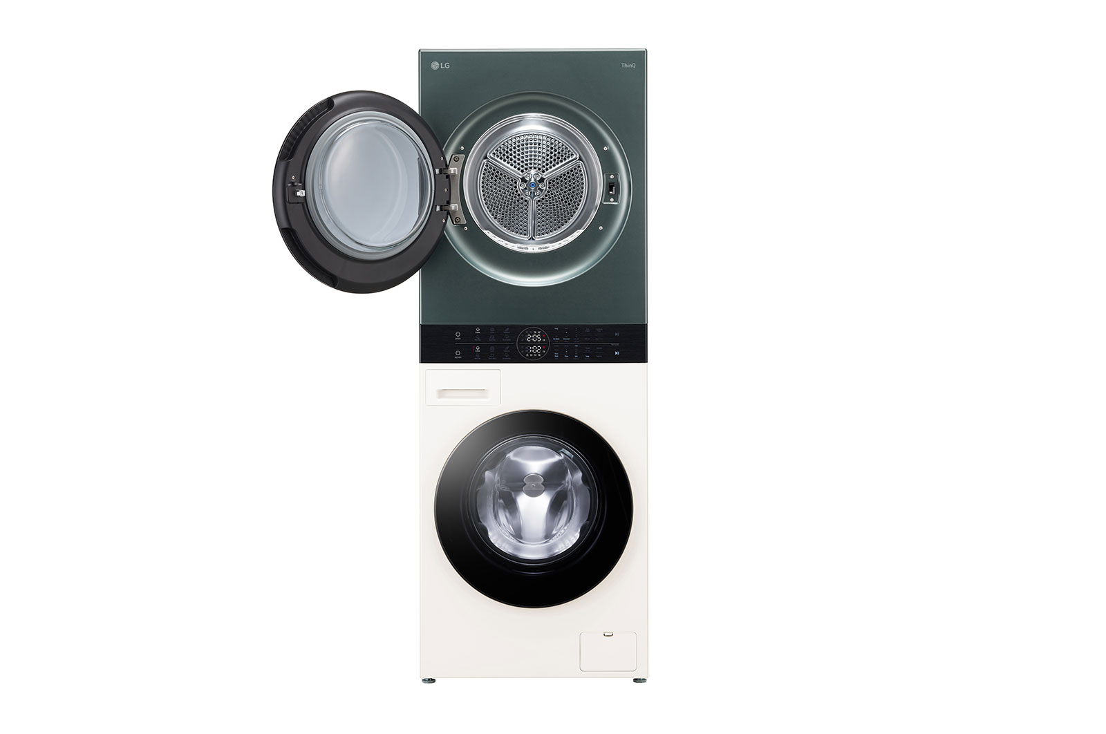 LG WashTower | Lave-linge 12kg | Sèche-linge 10kg, LG F214WT8GRBE
