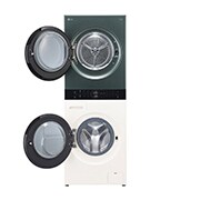 LG WashTower | Lave-linge 12kg | Sèche-linge 10kg, LG F214WT8GRBE