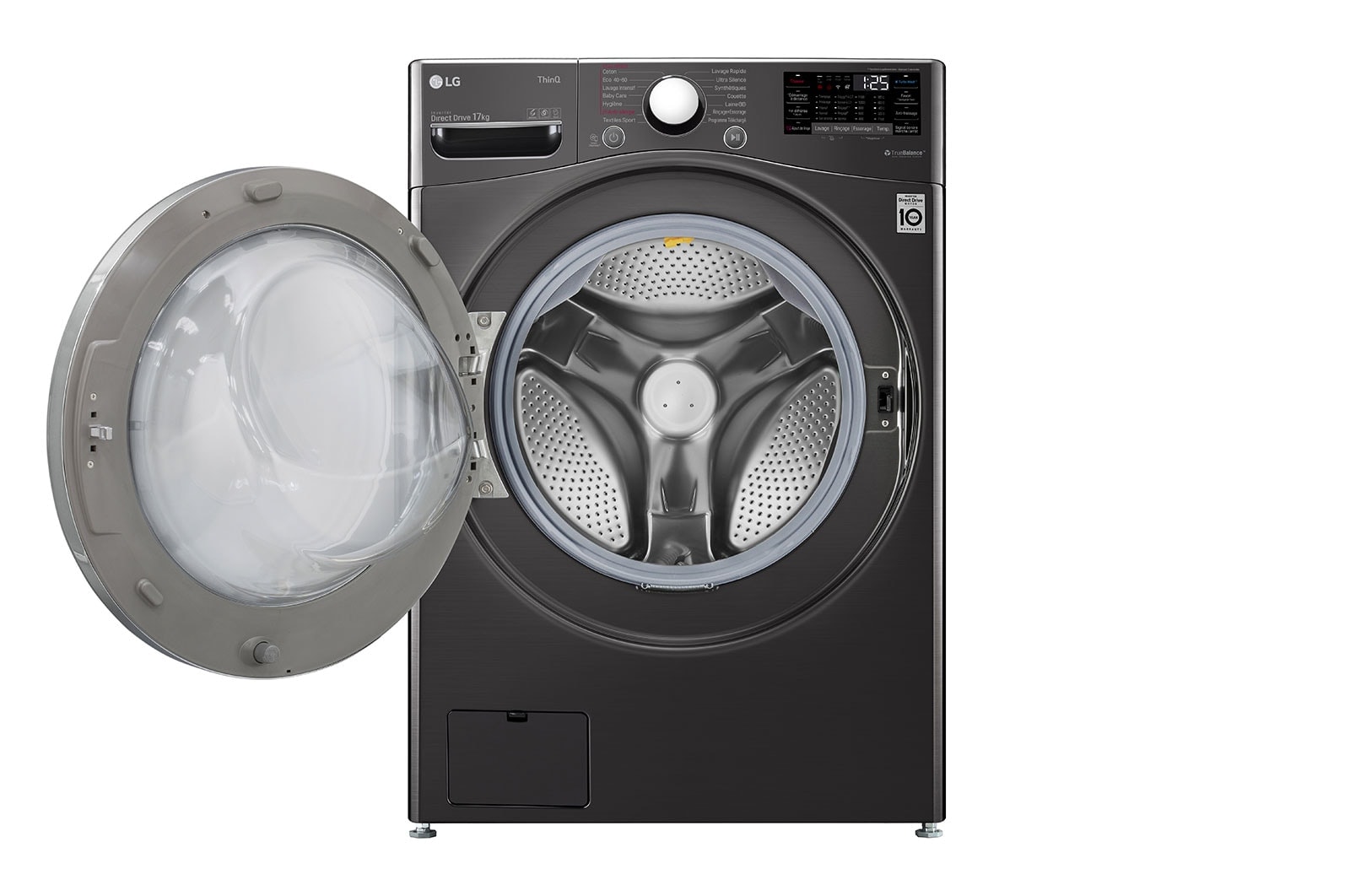 LG Lave-linge 17 kg | Steam™ | TurboWash™ | Wi-Fi | 6 Motion Direct Drive™ | E | Smart Diagnosis™ | Moteur Direct Drive™ garanti 10 ans, LG F71P12BS