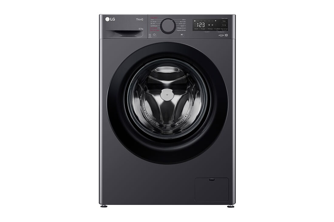 LG Lave-linge 8.5kg énergie A | Moteur intelligent AI Direct Drive™ | ThinQ, LG F82AV35MBS