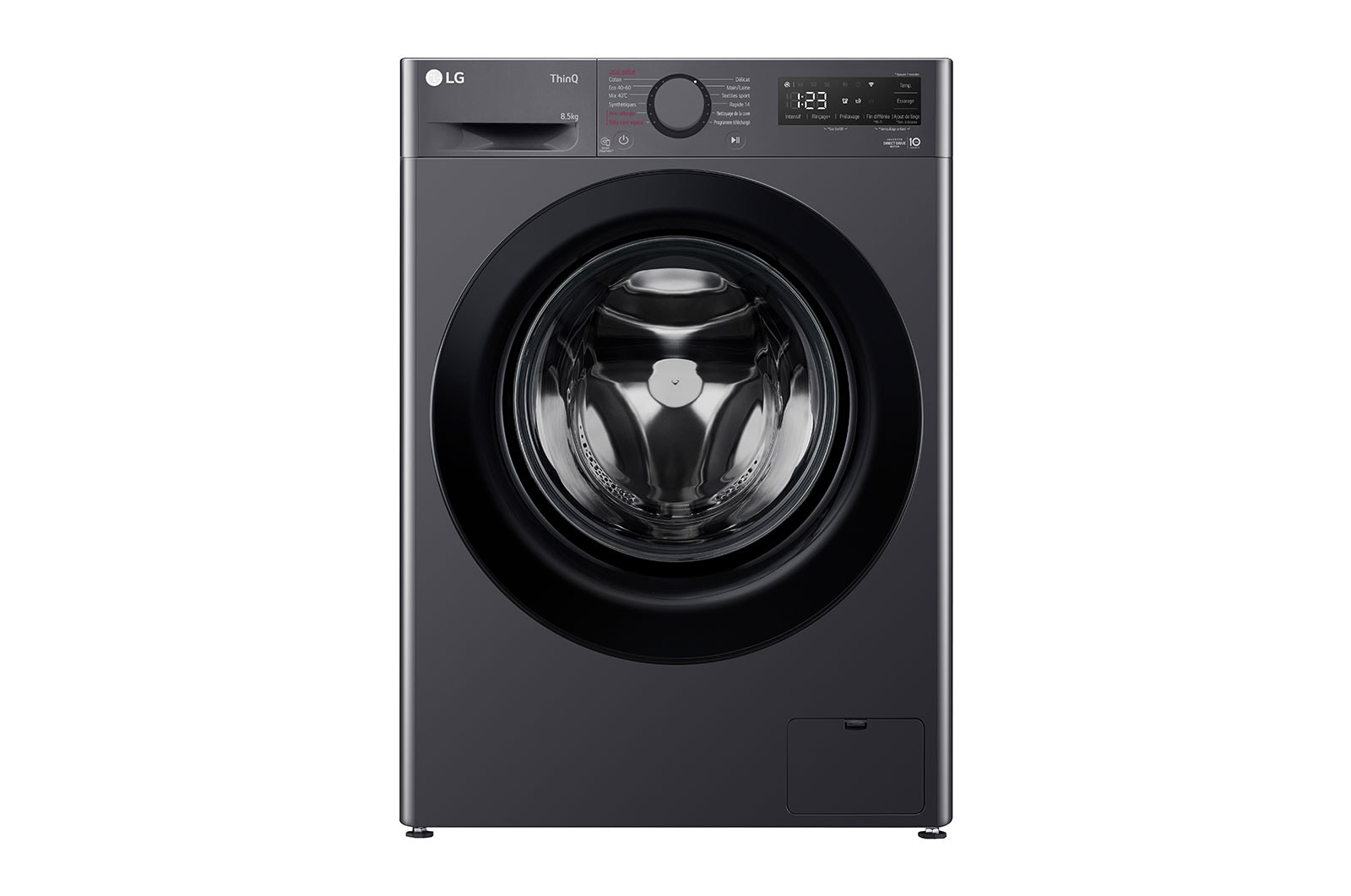 LG Lave-linge 8.5kg énergie A | Moteur intelligent AI Direct Drive™ | ThinQ, LG F82AV35MBS