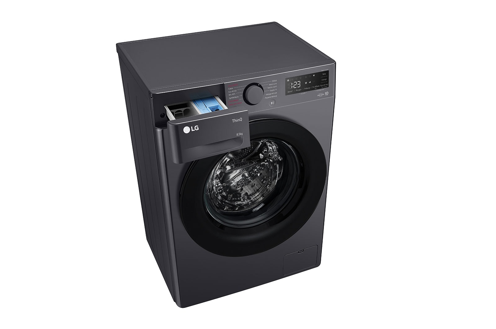 LG Lave-linge 8.5kg énergie A | Moteur intelligent AI Direct Drive™ | ThinQ, LG F82AV35MBS