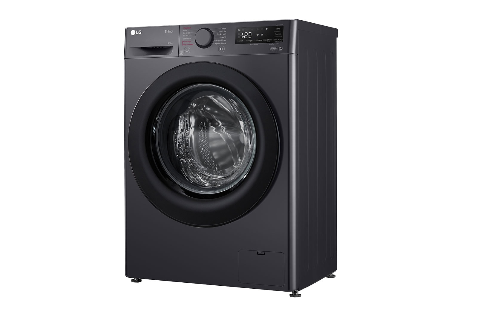 LG Lave-linge 8.5kg énergie A | Moteur intelligent AI Direct Drive™ | ThinQ, LG F82AV35MBS