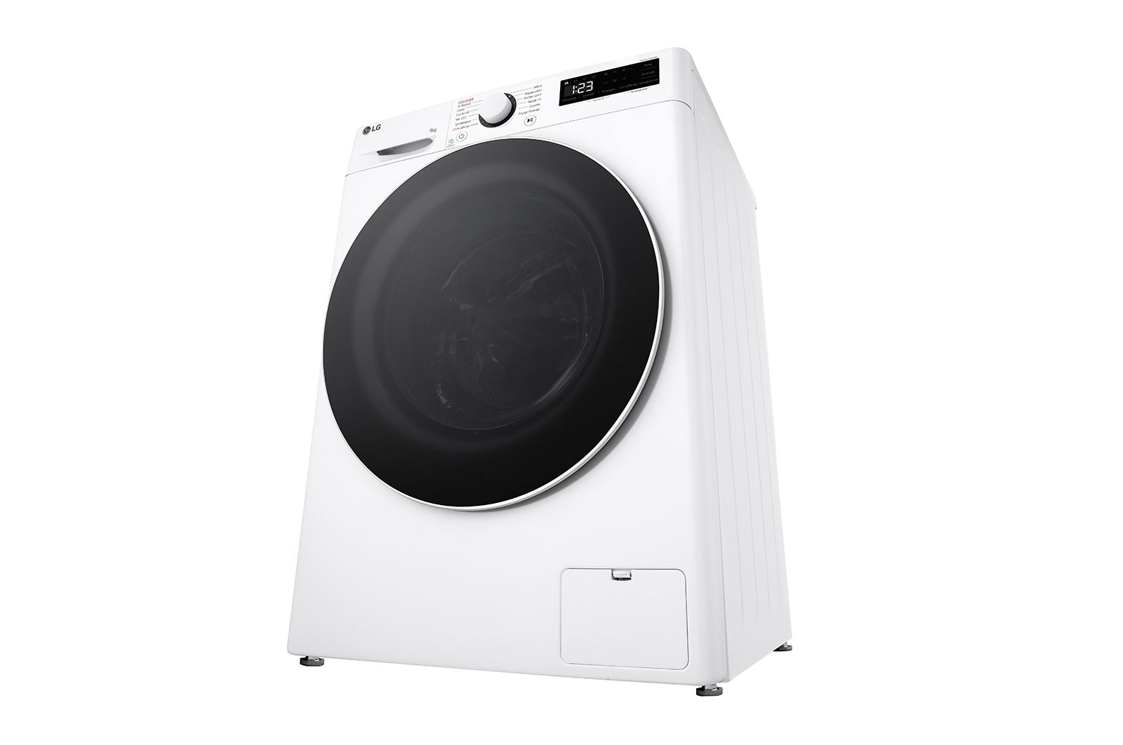 LG Lave-linge 9kg - 58L | Slim | Moteur intelligent AI Direct Drive™ garanti 10 ans | Steam™, LG F92SR50WHS