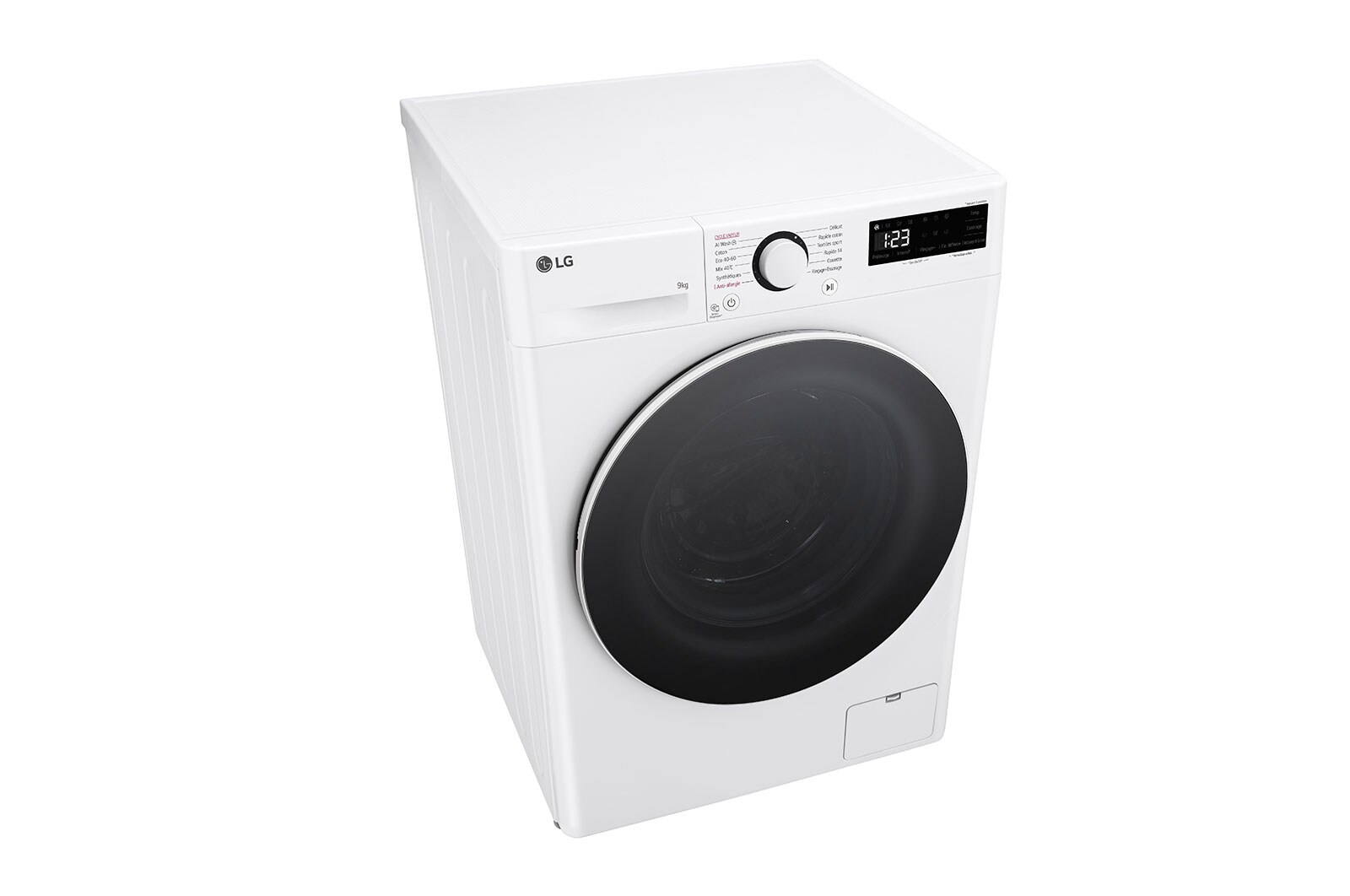 LG Lave-linge 9kg - 58L | Slim | Moteur intelligent AI Direct Drive™ garanti 10 ans | Steam™, LG F92SR50WHS