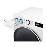 LG Lave-linge 9kg - 58L | Slim | Moteur intelligent AI Direct Drive™ garanti 10 ans | Steam™, LG F92SR50WHS