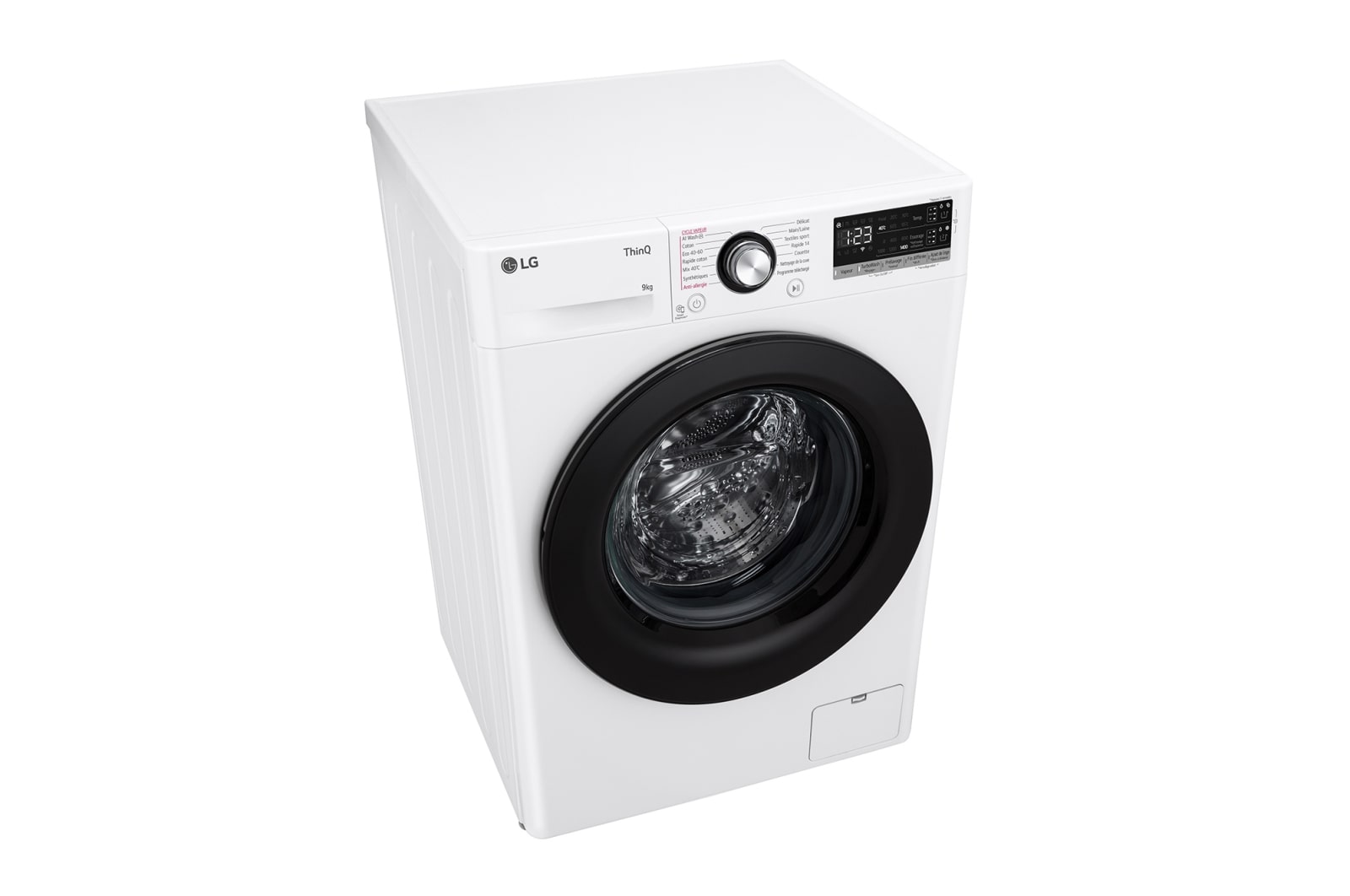 LG Lave-linge 9kg - 68L | Moteur intelligent AI Direct Drive™ garanti 10 ans | Dosage automatique ezDispense™, LG F94R35WHSA