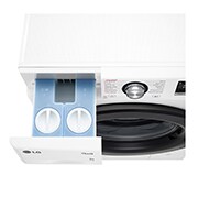 LG Lave-linge 9kg - 68L | Moteur intelligent AI Direct Drive™ garanti 10 ans | Dosage automatique ezDispense™, LG F94R35WHSA